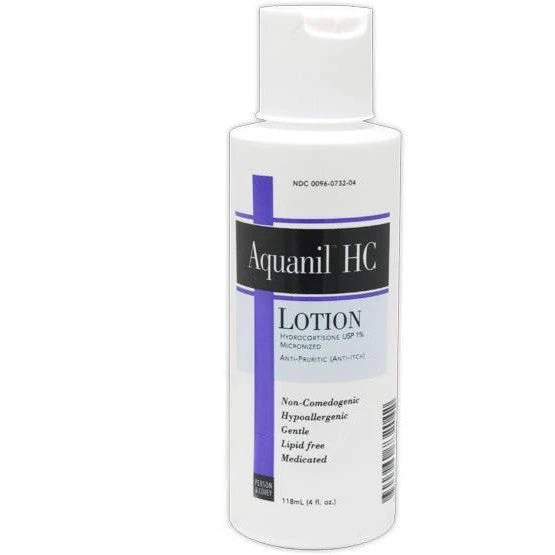 Person Covey Aquanil HC Lotion