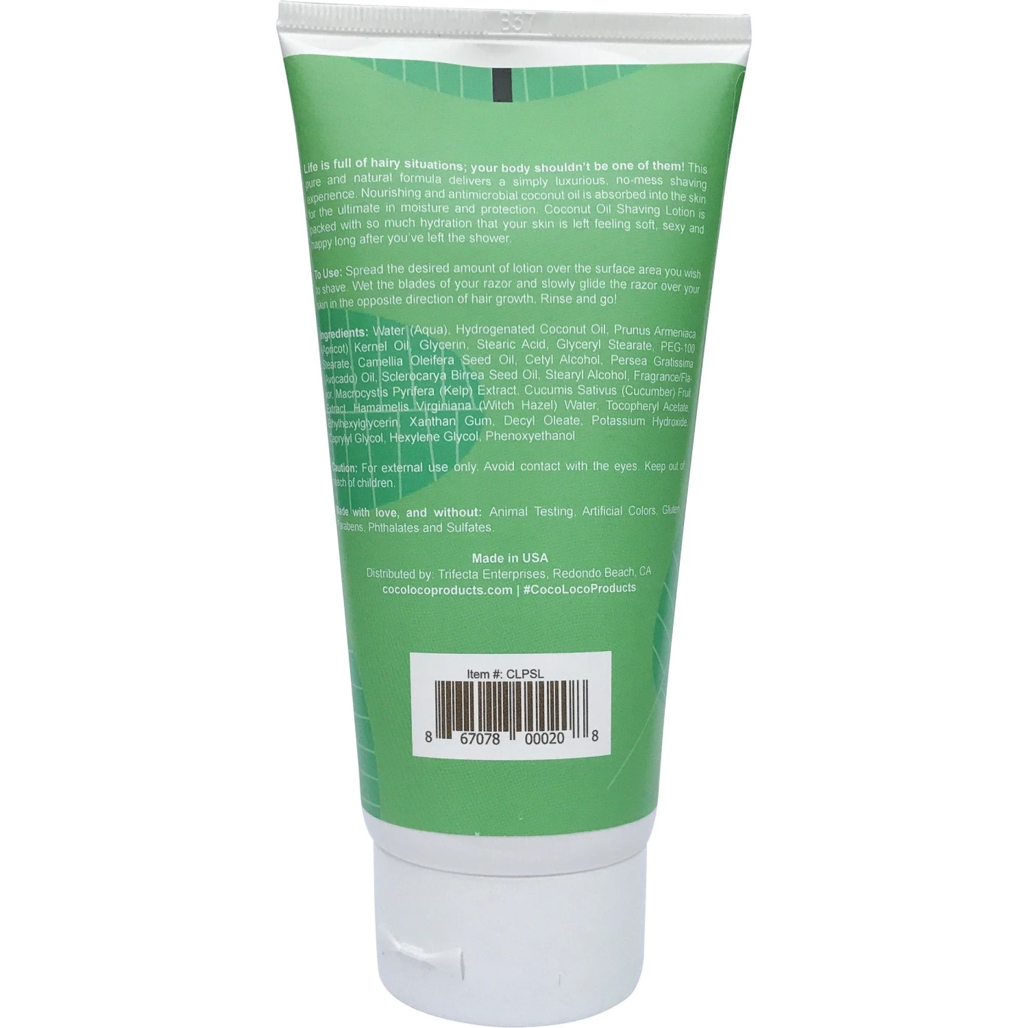 Coco Loco Coconut Oil Shaving Lotion - Image 2
