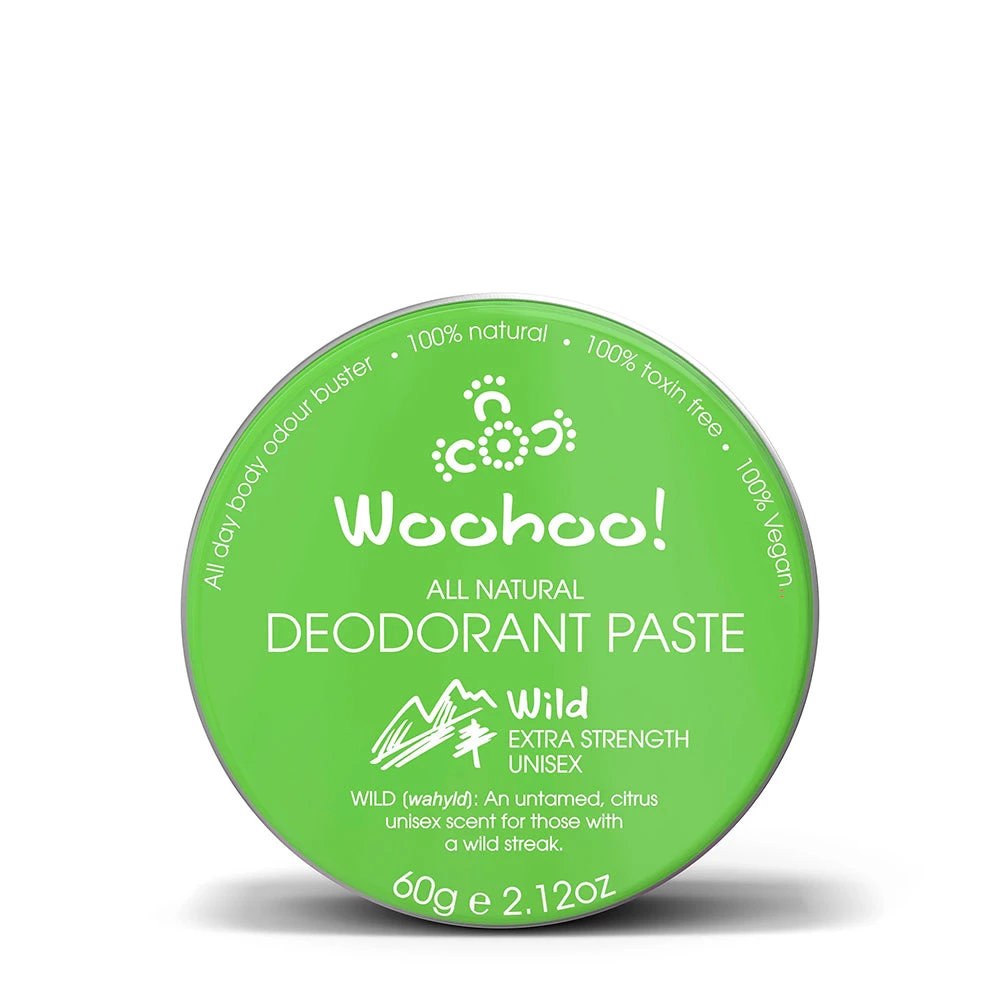 Woohoo! Body All Natural Deodorant Paste 2.1 Oz Full Size Tin - Image 3