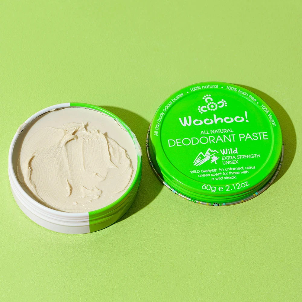 Woohoo! Body All Natural Deodorant Paste 2.1 Oz Full Size Tin - Image 4