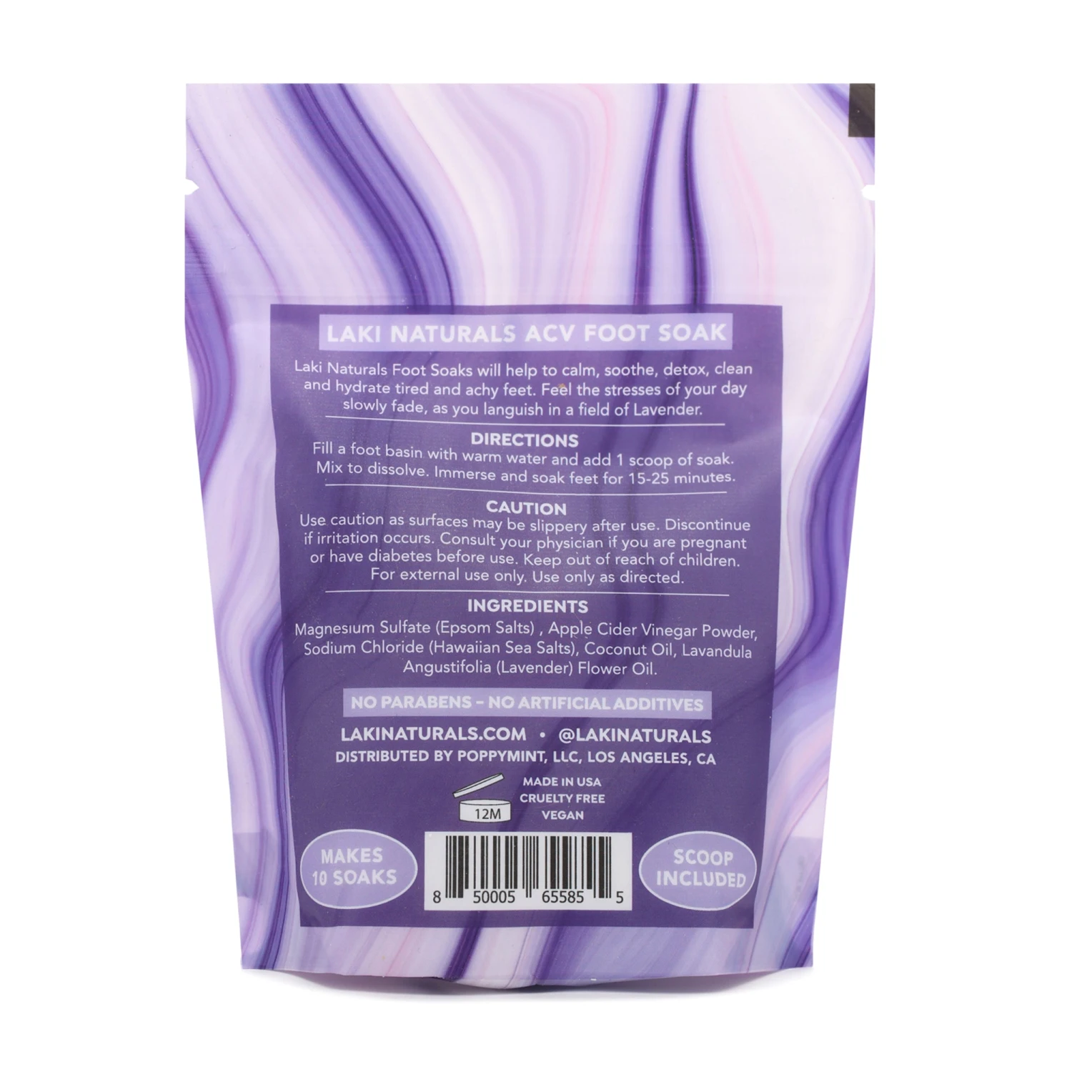 Laki Naturals Apple Cider Vinegar Foot Soak - Image 2