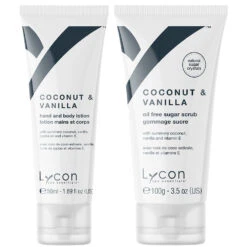 Lycon Coconut & Vanilla Sugar Scrub & Lotion Kit