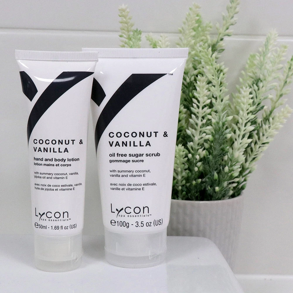 Lycon Coconut & Vanilla Sugar Scrub & Lotion Kit - Image 2