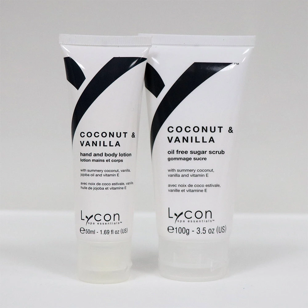 Lycon Coconut & Vanilla Sugar Scrub & Lotion Kit - Image 4