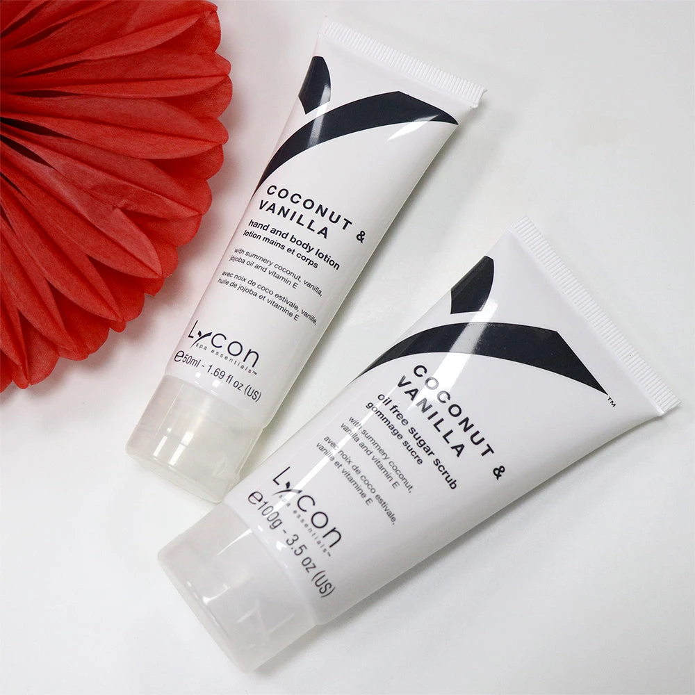 Lycon Coconut & Vanilla Sugar Scrub & Lotion Kit - Image 6