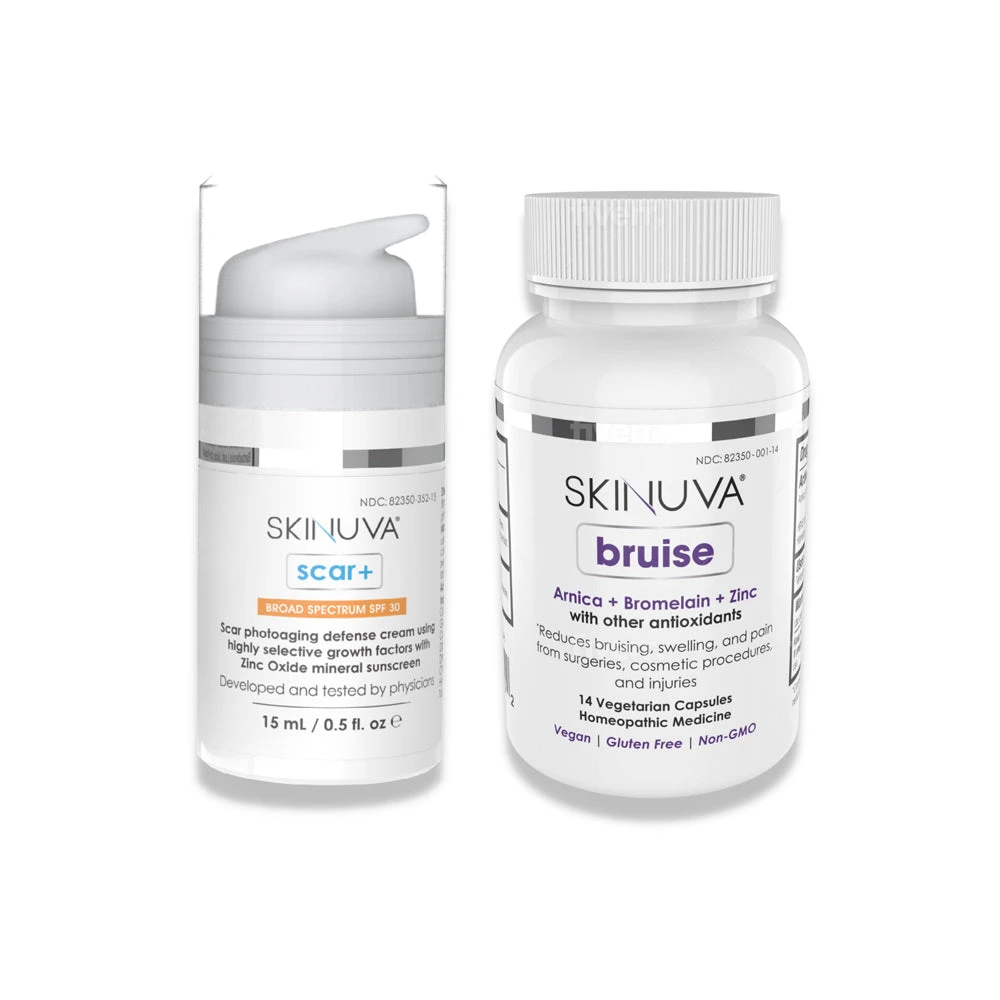Skinuva Scar+ Cream (0.5 Oz) + Skinuva Bruise